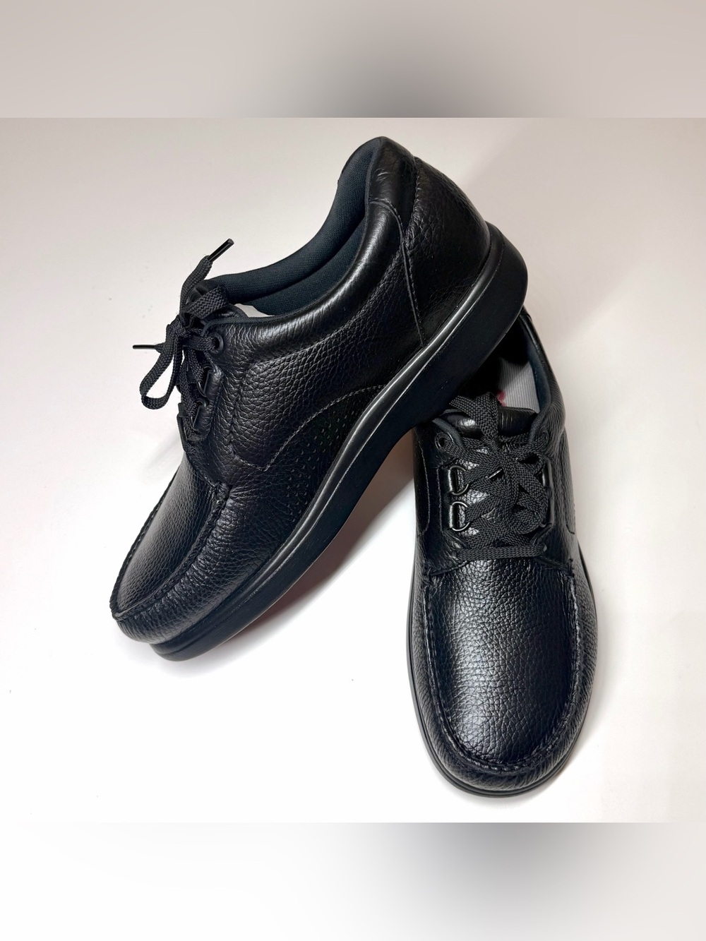 SAS Men's  Bout Time Comfort Lace Up Black Leather Shoes Size - 12.5 M View 4